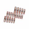 image:imageBABALAL Long Square Press on Nails  Brown Cheetah French Tip Fake Nails 3D Cherry Design Acrylic Glossy Full Cover Reusable False Nails 24PcsANF02blackcurve