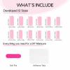 image:imageBABALAL Long Square Press on Nails  Brown Cheetah French Tip Fake Nails 3D Cherry Design Acrylic Glossy Full Cover Reusable False Nails 24PcsANF14