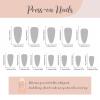 image:imageBABALAL Medium Almond Press on Nails  Green Spring Fake Nails Cat Eye Bling Design with Flower Trendy Full Cover Acrylic False Nails for Women Girls 24PcsANI03spider