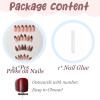 image:imageBABALAL Medium Almond Press on Nails  Green Spring Fake Nails Cat Eye Bling Design with Flower Trendy Full Cover Acrylic False Nails for Women Girls 24PcsANI05gothic