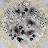 image:imageBABALAL Pink Press on Nails  Almond Medium Fake Nails Cat Eye Shiny Bling Design With Flower Charm 30Pcs Bling Manicure Acrylic False Nails for Women GirlsCNE022