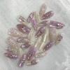image:imageBABALAL Pink Press on Nails  Almond Medium Fake Nails Cat Eye Shiny Bling Design With Flower Charm 30Pcs Bling Manicure Acrylic False Nails for Women GirlsCNE008