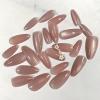 image:imageBABALAL Pink Press on Nails  Almond Medium Fake Nails Cat Eye Shiny Bling Design With Flower Charm 30Pcs Bling Manicure Acrylic False Nails for Women GirlsCNE009