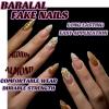 image:imageBABALAL Pink Press on Nails  Almond Medium Fake Nails Cat Eye Shiny Bling Design With Flower Charm 30Pcs Bling Manicure Acrylic False Nails for Women GirlsCNE00301