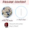 image:imageBABALAL Pink Press on Nails  Almond Medium Fake Nails Cat Eye Shiny Bling Design With Flower Charm 30Pcs Bling Manicure Acrylic False Nails for Women GirlsCNE001