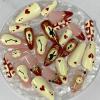 image:imageBABALAL Pink Press on Nails  Almond Medium Fake Nails Cat Eye Shiny Bling Design With Flower Charm 30Pcs Bling Manicure Acrylic False Nails for Women GirlsCNE010