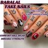 image:imageBABALAL Press on Nails Short Oval  Yellow Fake Nails Flower amp Sparkly Glitter Bling Swirl Design Summer Spring Full Cover Acrylic False Nails for Women GirlsBNO307