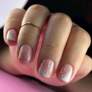 image:imageBABALAL Press on Nails Short Oval  Yellow Fake Nails Flower amp Sparkly Glitter Bling Swirl Design Summer Spring Full Cover Acrylic False Nails for Women GirlsBNO317