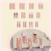 image:imageBABALAL Press on Nails Long Square Fake nails Brown Red Tortoise Fall Glue ons French Tip 3D Flower Handmade Supplies 24Pcs Ombre Full Cover Mancire False Nails for Women GirlsFNY02luxury