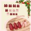 image:imageBABALAL Snowflake Press on Nails Short Square Fake Nails Blue Gradient Glue on Glitter Bling Design Winter New Year Christmas Acrylic 24Pcs Full Cover False Nails for Women Girls kidsBNxmas02