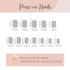 image:imageBABALAL Snowflake Press on Nails Short Square Fake Nails Blue Gradient Glue on Glitter Bling Design Winter New Year Christmas Acrylic 24Pcs Full Cover False Nails for Women Girls kidsBNxmas05