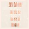 image:imageBABALAL Press On Nails Extra Long Square Fake Nails White Chrome French Tip amp 3D Gold Chain 3D Design Glossy Full Cover Glue On Nails For Women And Girls 24PcsFNP0301