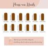 image:imageBABALAL Press On Nails Extra Long Square Fake Nails White Chrome French Tip amp 3D Gold Chain 3D Design Glossy Full Cover Glue On Nails For Women And Girls 24PcsFNP0304