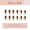 image:imageBABALAL Press On Nails Long Almond Fake Nails Green Cat Eye Design with 3D Floral Summer Spring Art Glossy Full Cover Glue On Nails For Women And Girls 24PcsANS20901