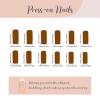 image:imageBABALAL Press On Nails Long Coffin Fake Nails Nude With Gold Glitter amp Marble Design Glossy Full Cover Glue On Nails For Women And Girls 24PcsCNC10202
