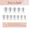 image:imageBABALAL Press On Nails Long Coffin Fake Nails Nude With Gold Glitter amp Marble Design Glossy Full Cover Glue On Nails For Women And Girls 24PcsCNC105