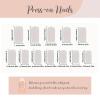 image:imageBABALAL Press On Nails Long Coffin Fake Nails Nude With Gold Glitter amp Marble Design Glossy Full Cover Glue On Nails For Women And Girls 24PcsCNC106