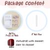 image:imageBABALAL Press On Nails Long Square Fake Nails Nude Mixed Colorful Floral Print Glossy Glue On Nails For Women And Girls 24Pcs ReusableFnm01sliver
