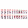 image:imageBABALAL Press On Nails Long Square Fake Nails Nude Mixed Colorful Floral Print Glossy Glue On Nails For Women And Girls 24Pcs ReusableFnm02cheetah