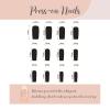 image:imageBABALAL Press On Nails Long Square Fake Nails Nude Mixed Colorful Floral Print Glossy Glue On Nails For Women And Girls 24Pcs ReusableFnm0302