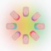 image:imageBABALAL Press On Nails Medium Almond Fake Nails Brown Green Plaid amp Apple Y2k Anime Glossy Full Cover Glue On Nails For Women And Girls 24Pcs01A006colorful