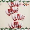 image:imageBABALAL Press On NailsLong Square Fake Nails Black Plaid with Star amp Sliver Ball Charm Glossy Gothic Grunge Glue On Nails for Women and Girls 24PcsLCRJL10xmas