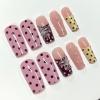 image:imageBABALAL Press On NailsLong Square Fake Nails Black Plaid with Star amp Sliver Ball Charm Glossy Gothic Grunge Glue On Nails for Women and Girls 24PcsLCRJL0701