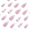 image:imageBABALAL Press On NailsLong Square Fake Nails Black Plaid with Star amp Sliver Ball Charm Glossy Gothic Grunge Glue On Nails for Women and Girls 24PcsLCRJL0703