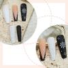 image:imageBABALAL Duck Press On Nails Pink Tortoise Fake Nails With 3D Rose Heart amp Rhinestone Charm Luxury Y2k Glossy Full Cover Glue On Duckbill Nails For Women And Girls 24PcsDU010