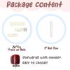 image:imageBABALAL Press On Nails Long Square Fake Nails Purple Ombre With 3d Floral amp Polka Dot Glossy Full Cover Glue On Nails For Women And Girls 24PcsbbfnH035