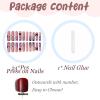 image:imageBABALAL Press On Nails Long Stiletto Fake Nails Black Gothic With Silver Chain amp Pink Bow Y2k Full Cover Glue On Nails For Women And Girls 24Pcs XL Custom ReusableBNV101bp