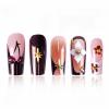 image:imageBABALAL Press On Nails Long Stiletto Fake Nails Black Gothic With Silver Chain amp Pink Bow Y2k Full Cover Glue On Nails For Women And Girls 24Pcs XL Custom ReusableBNV101cherry