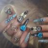 image:imageBABALAL Press On Nails Long Stiletto Fake Nails Black Gothic With Silver Chain amp Pink Bow Y2k Full Cover Glue On Nails For Women And Girls 24Pcs XL Custom ReusableBNV10101