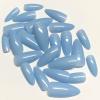 image:imageBABALAL Press On Nails Medium Almond Fake Nails Baby Blue Solid Color Glossy Simple Aesthetic Glue On Nails for Women and Girls 24PcsBFNZ00901