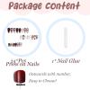 image:imageBABALAL Press On Nails Medium Almond Fake Nails Pink amp Sliver Chrome3D Bow Pearl with Cat Eye Finish Luxury Bling Acrylic Glue On Nails for Women and Girls 24Pcs ReusableFNf40305