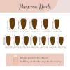 image:imageBABALAL Press On Nails Medium Almond Fake Nails Pink amp Sliver Chrome3D Bow Pearl with Cat Eye Finish Luxury Bling Acrylic Glue On Nails for Women and Girls 24Pcs ReusableFNf40301
