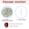 image:imageBABALAL Press On Nails Medium Almond Fake Nails Pink amp Sliver Chrome3D Bow Pearl with Cat Eye Finish Luxury Bling Acrylic Glue On Nails for Women and Girls 24Pcs ReusableFNf40303