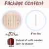 image:imageBABALAL Press On Nails Medium Long Square Fake Nails Hot Pink Ombre Silver Star amp Rhinestone Charm Y2k Glossy Full Cover Glue On Nails For Women And Girls 24PcsFNEB006