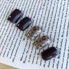 image:imageBABALAL Press On Nails Short Almond Fake Nails Pink Polka Dot amp Plaid Lace Design Glossy Kawaii Glue On Nails For Women And Girls Kids 24PcsFNG101brown