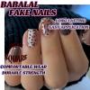image:imageBABALAL Press On Nails Short Almond Fake Nails Pink Polka Dot amp Plaid Lace Design Glossy Kawaii Glue On Nails For Women And Girls Kids 24PcsFNG101brown