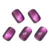 image:imageBABALAL Press On Nails Short Almond Fake Nails Pink Polka Dot amp Plaid Lace Design Glossy Kawaii Glue On Nails For Women And Girls Kids 24PcsFNG102purple