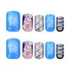 image:imageBABALAL Press On Nails Short Almond Fake Nails Pink Polka Dot amp Plaid Lace Design Glossy Kawaii Glue On Nails For Women And Girls Kids 24PcsFNG106star