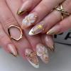 image:imageBABALAL Press On Nails Medium Almond Fake Nails Black Lace Bow with Pearl Charm Glossy Gothic Bridal Y2k Glue On Nails for Women and Girls 24Pcs ReusableBNE20002