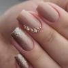 image:imageBABALAL Press on Nails Short Square Fake Nails Pearl White Chrome with Polka Dot Design 3D Cherry Acrylic Cute Glossy Shimmer Finish Full Cover Glue On Nails For Women And Girls 24PcsCND115