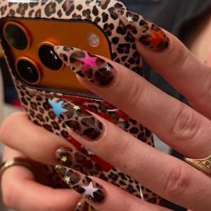 image:imageBABALAL Press On Nails Medium Almond Fake Nails Black Lace Bow with Pearl Charm Glossy Gothic Bridal Y2k Glue On Nails for Women and Girls 24Pcs ReusableBNE20004