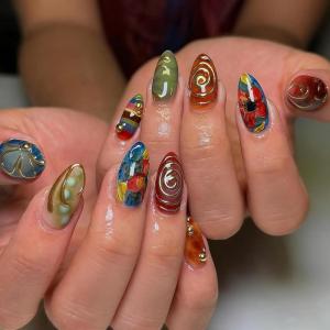 image:imageBABALAL Press On Nails Medium Almond Fake Nails Pink amp Sliver Chrome3D Bow Pearl with Cat Eye Finish Luxury Bling Acrylic Glue On Nails for Women and Girls 24Pcs ReusableFNf40201