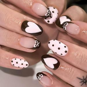 image:imageBABALAL Press On Nails Short Square Fake Nails Yellow French Tip 3D Flower amp Pearl Charm Design Glitter Bling Full Cover Glue On Nails For Women And Girls 24Pcs SummerFNr1401