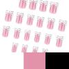 image:imageBABALAL Duck Press On Nails Purple French Tip Fake Nails With Butterfly amp Cross Charm Lavender Bling Goth Glue On Duckbill Nails For Women And Girls 24PcsDU00601