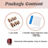 image:imageBABALAL Extra Long Stiletto Press On Nails 10Pcs Custom Fake Nails Pink Green Cat Eye with Rhinestone amp 3D Heart Charm Glossy Luxury Glam Glue On Nails for Women and Girls MBNCU111