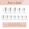 image:imageBABALAL Press On Nails Long Stiletto Fake Nails Pink French Tip with Polka Dot Black Lace Y2k Goth Glossy Coquette Aesthetic Glue On Nails 24PcsBNN0white